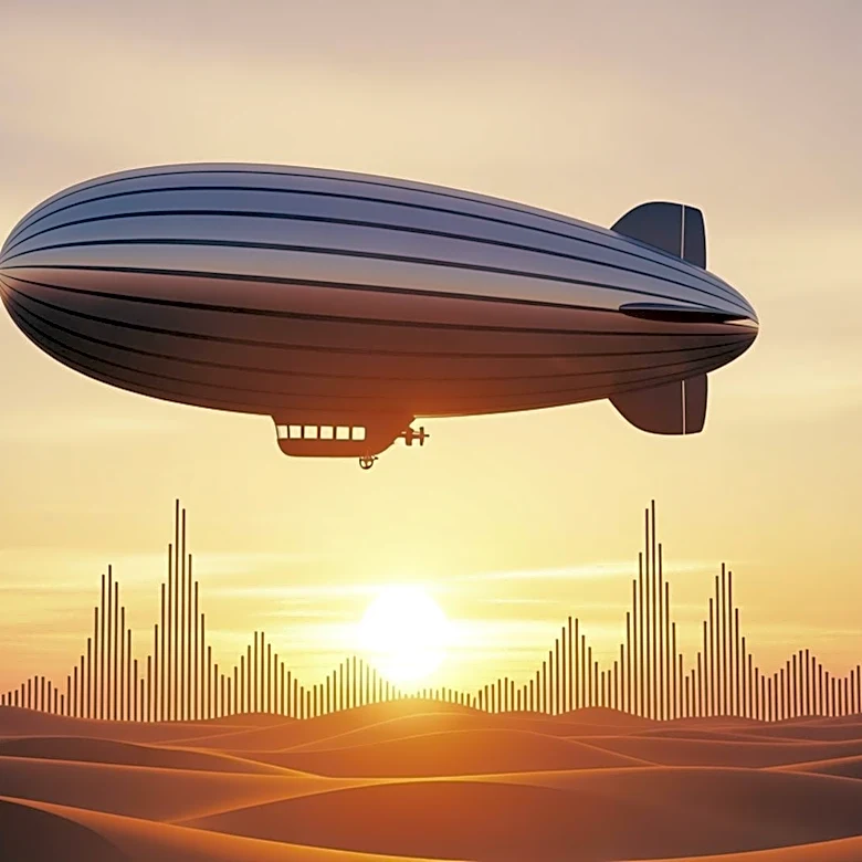 Goodyear Blimp Offers Unique Aerial Experience Over Coachella Festival