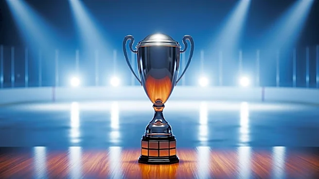 Denver Pioneers Men's Hockey Team Celebrates National Championship Win