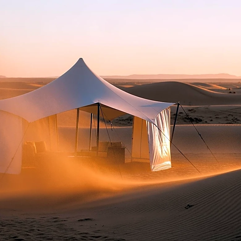 Kourtney Kardashian's Camp Poosh Hit by Sandstorm at Coachella