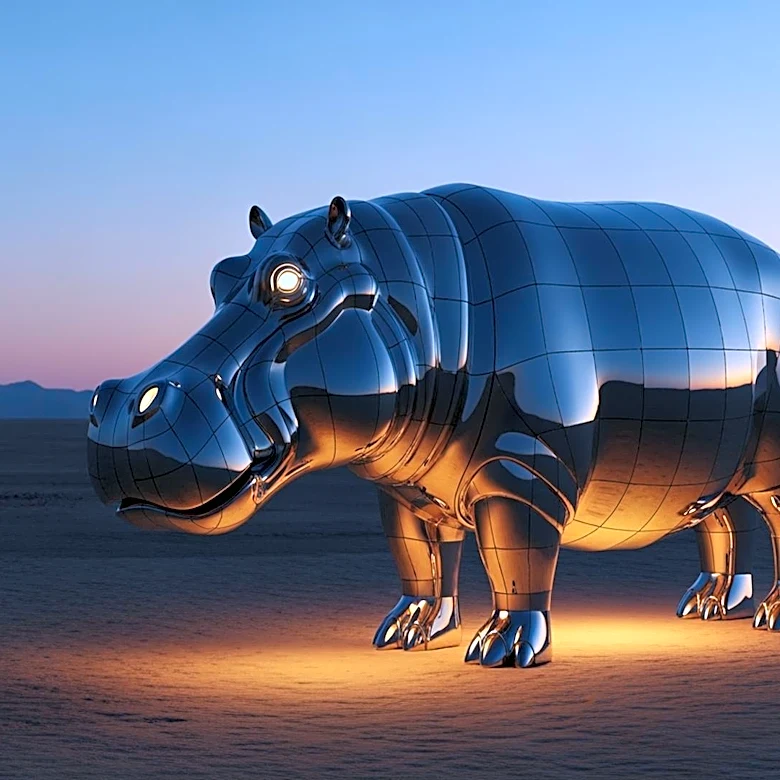 Coachella's Iconic Hippo Installation Returns as Media Barons