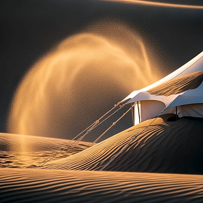 Kourtney Kardashian's Camp Poosh at Coachella Hit by Sandstorm