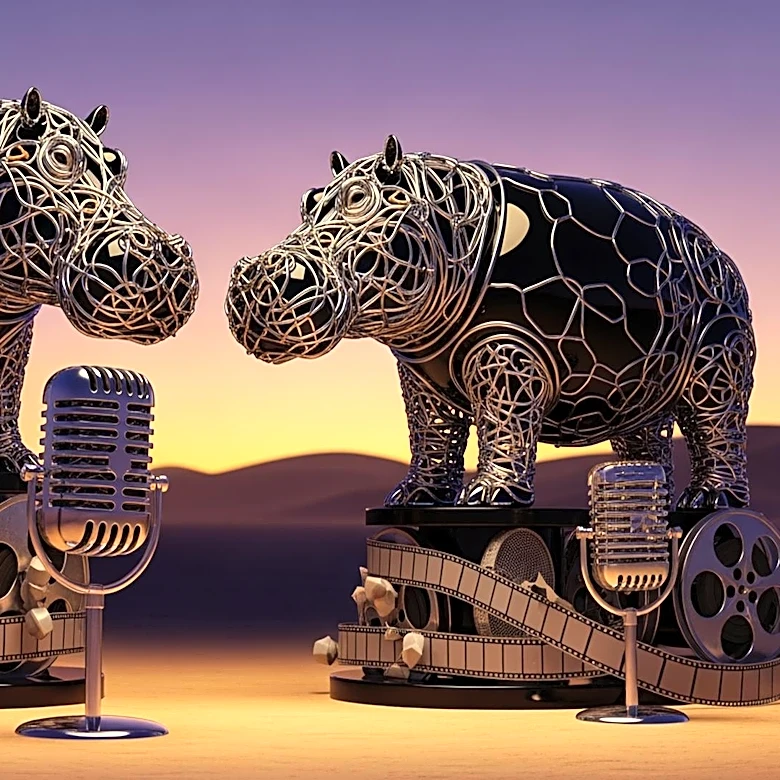 Coachella's Anarchic Hippos Return as Media Barons