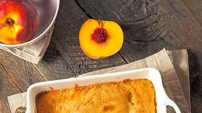 Crate Cooking School Demonstrates Peach Cobbler Recipe for Home Cooks