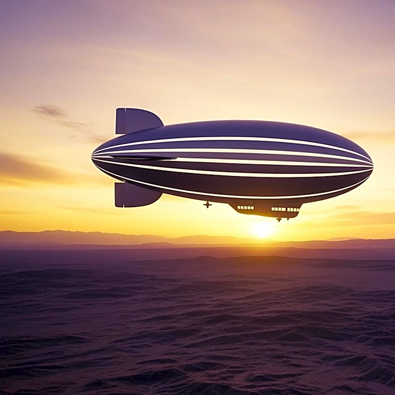 Goodyear Blimp Offers Unique Aerial Experience Over Coachella