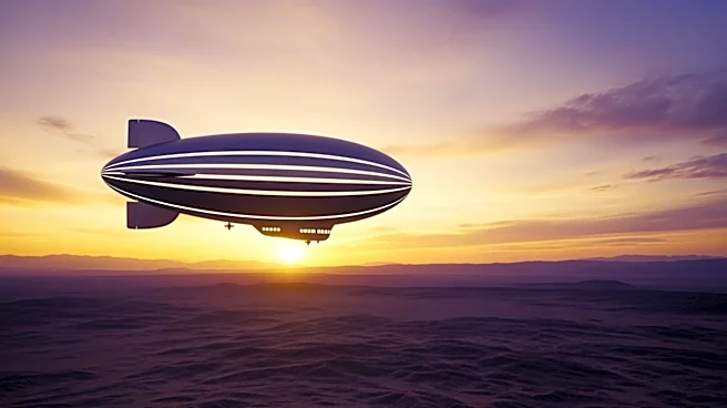 Goodyear Blimp Offers Unique Aerial Experience Over Coachella