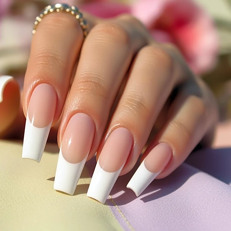 Addison Rae Debuts Unique XL French Manicure at Coachella