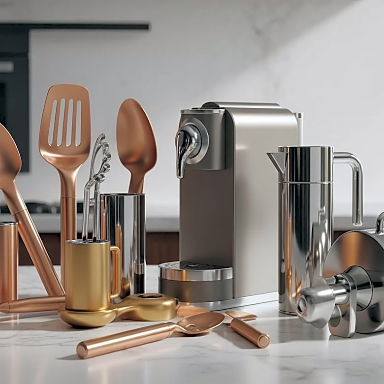 Williams Sonoma Partners with Kelly Wearstler to Launch Breville's Mixed Metals Collection