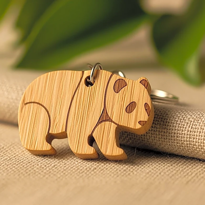GCSTIMES Launches Sustainable Panda Keychain for Hospitality Branding