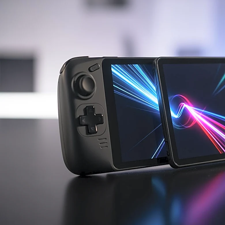 Anbernic Unveils New Handheld Gaming Device with Innovative Swiveling Screen