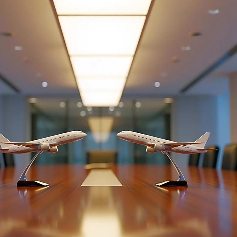 United Airlines CEO Discusses Megamerger with American Airlines in White House Meeting with President Trump