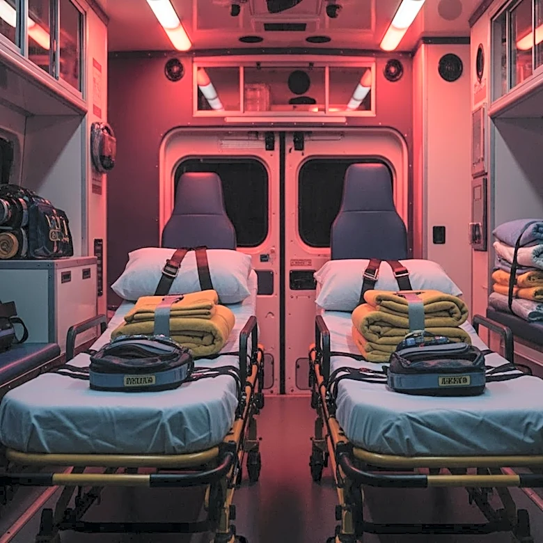 Curtis Blaydes and Josh Hokit Share Ambulance After Epic UFC 327 Fight