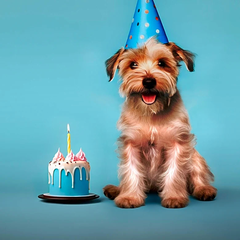 Senior Dog Thor Celebrates 15th Birthday, Captivating Online Audience