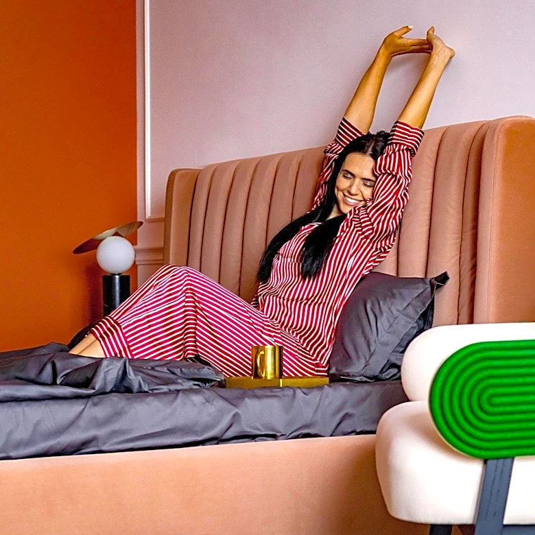 Selma Blair Launches Sleepwear Collection Emphasizing Comfort and Self-Care