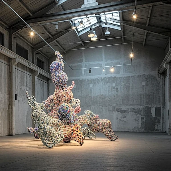 Artist Liza Lou Creates Vibrant Works in Windowless Warehouse