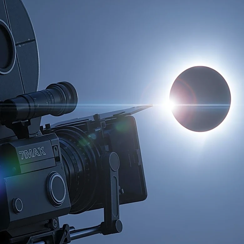 Filmmaker Gus Bendinelli Captures Total Solar Eclipse for IMAX 70MM, Showcasing Celestial Event in Real-Time