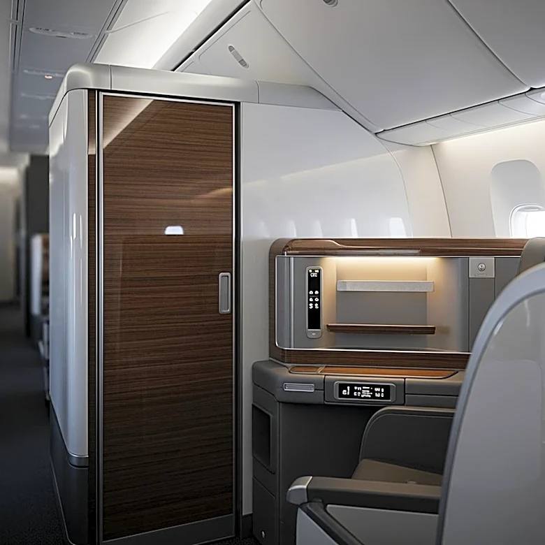 Major U.S. Airlines Introduce Sliding-Door Suites in Business Class to Compete for Premium Flyers