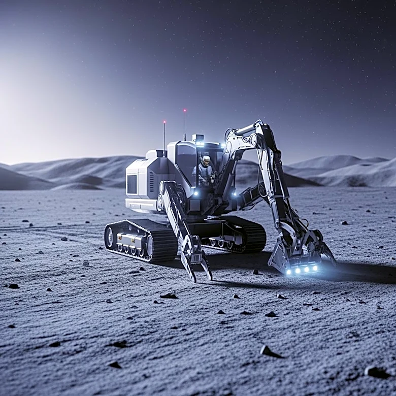 Astroport and Vermeer Partner to Develop Autonomous Lunar Construction Machinery for Moon Base