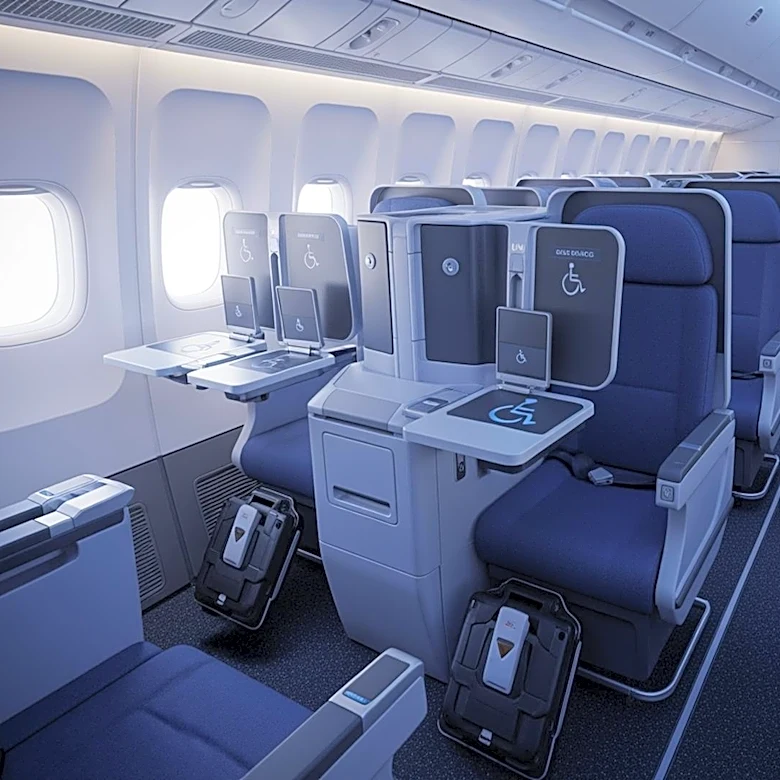 Airbus Tests New Seating Concept Allowing Wheelchair Users to Fly in Their Mobility Devices