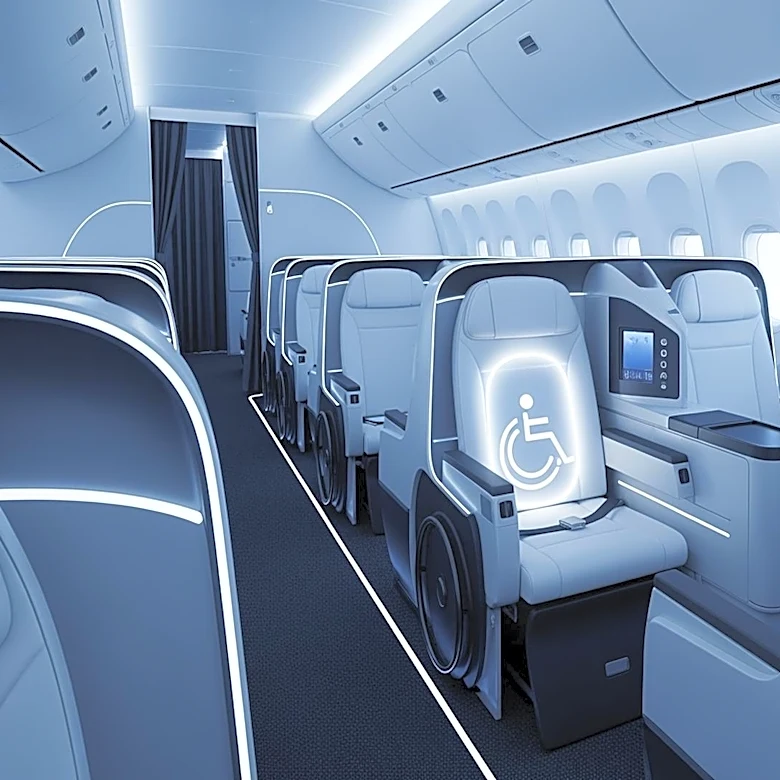 Airbus Tests New Seating Concept for Wheelchair Accessibility by 2032