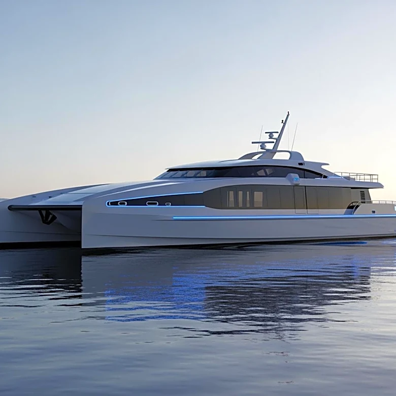 Electric Catamarans Gain Traction Over Hydrofoils in Ferry Electrification