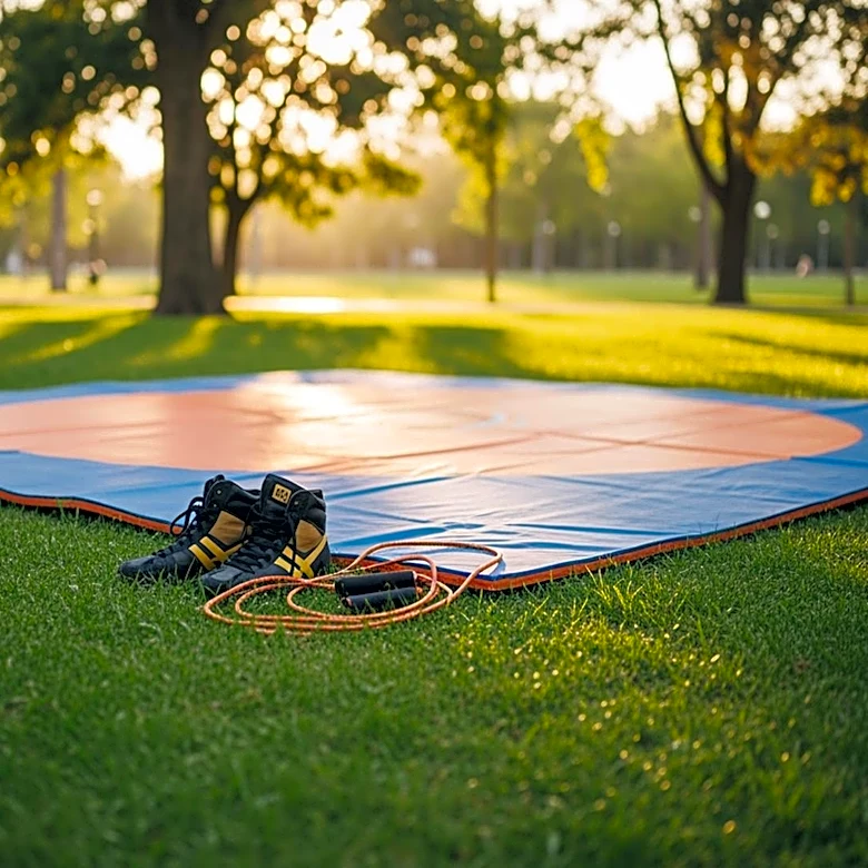 Cal Baptist University Men's Wrestling Team Practices in Park After Program Cut
