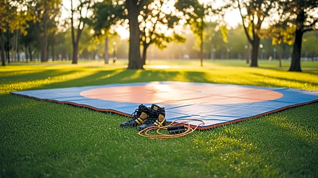 Cal Baptist University Men's Wrestling Team Practices in Park After Program Cut