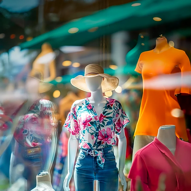 High School of Fashion Industries Showcases Student Designs in Window Displays