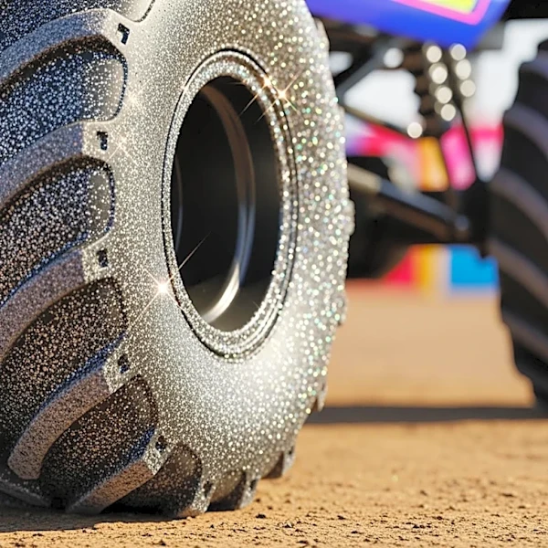 Monster Jam's Sparkle Smash Truck Captivates Fans with Unique Design