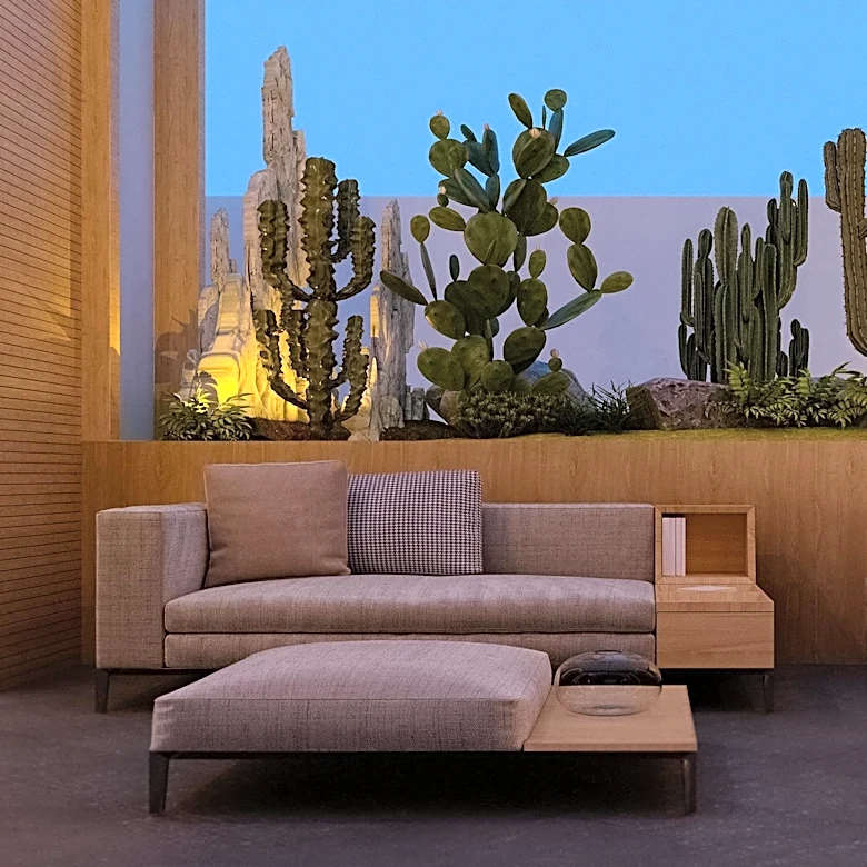 W Scottsdale Unveils Renovated Living Room with Desert-Inspired Design