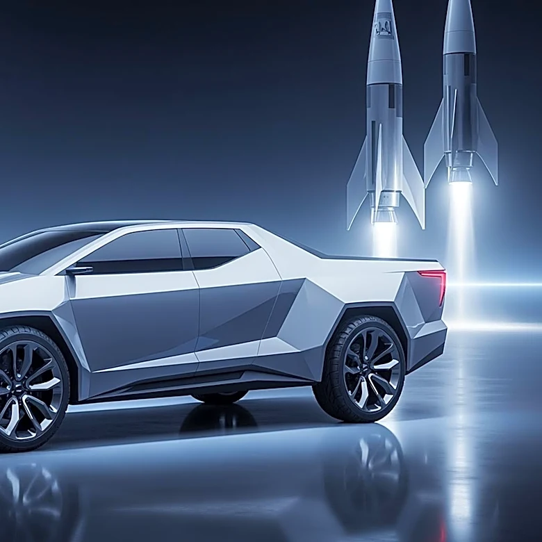 SpaceX Purchases Boost Tesla Cybertruck Sales Amidst Decline