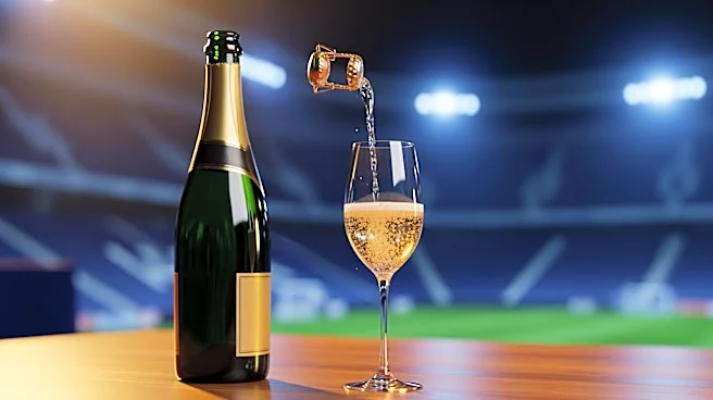 Coventry City Owner Doug King Celebrates Premier League Promotion with Champagne