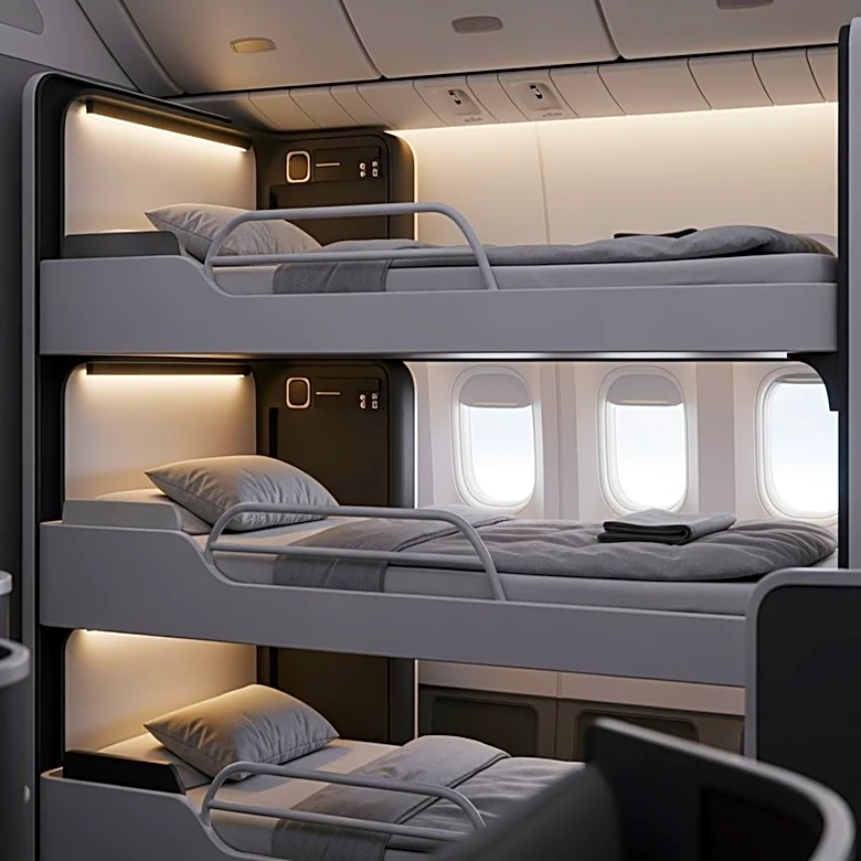 Air New Zealand Introduces Triple-Decker Bunk Beds for Economy-Class Travelers on Long-Haul Flights