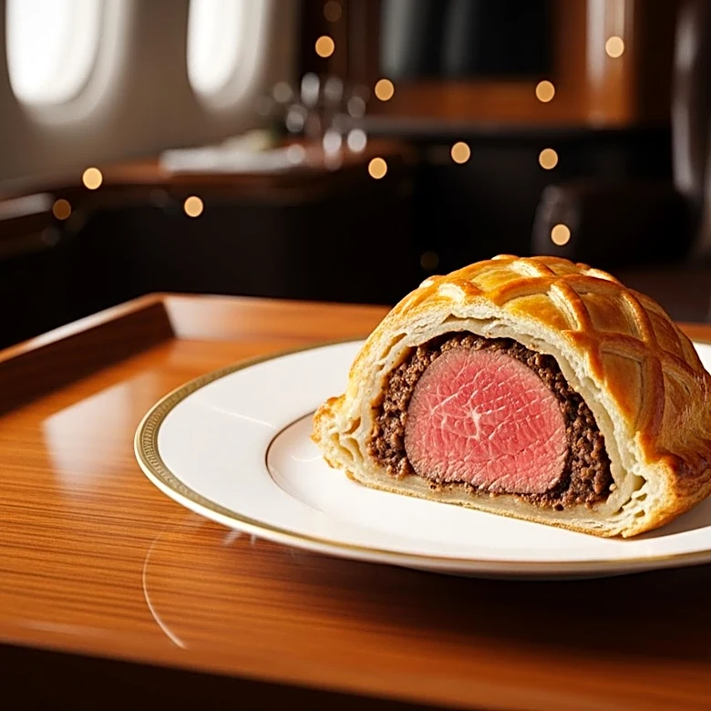 American Airlines Introduces Centennial Beef Wellington in First Class to Celebrate 100th Anniversary