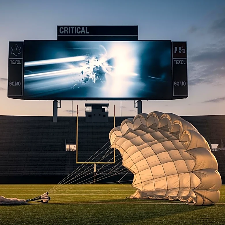 Skydiver Rescued After Crashing into Scoreboard at Virginia Tech Football Game