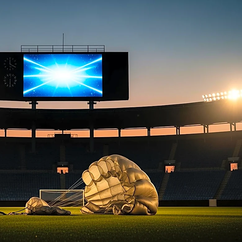 Skydiver Crashes into Scoreboard During Virginia Tech Football Game, Prompting Rescue