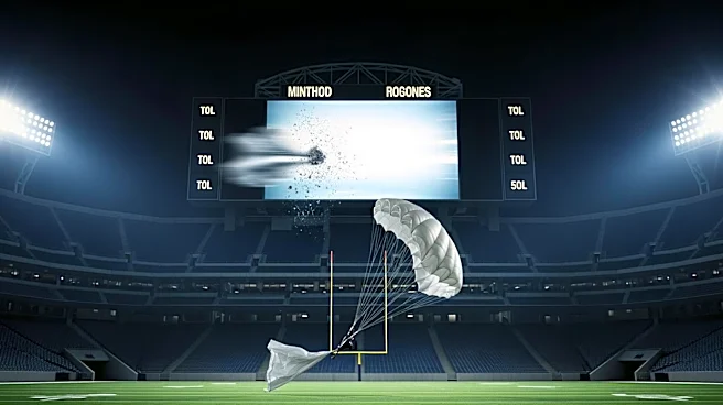 Parachutist at Virginia Tech Football Game Crashes into Scoreboard, Escapes Injury