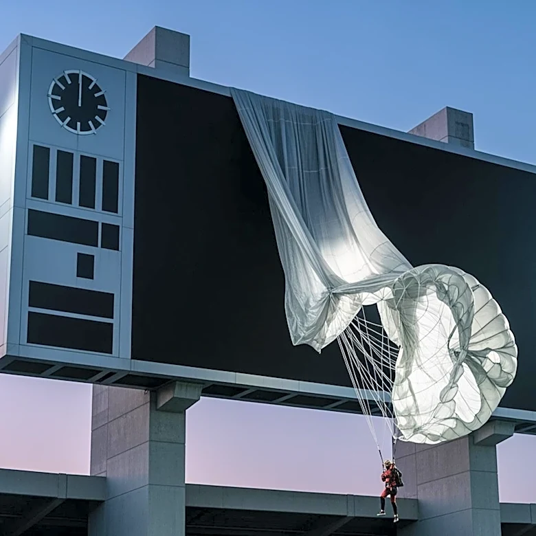 Skydiver Crashes into Virginia Tech Scoreboard, Prompting Rescue Efforts