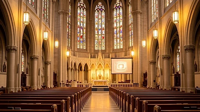 Montreal Canadiens Fans Host Watch Party at Cathedral for Playoff Game