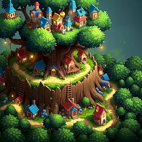 Little Tree Kingdom Game Blends City-Building and Roguelike Elements