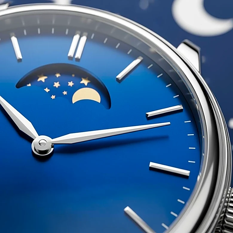 Van Cleef  Arpels Unveils Innovative Moon Phase Watch with Enamel Dial