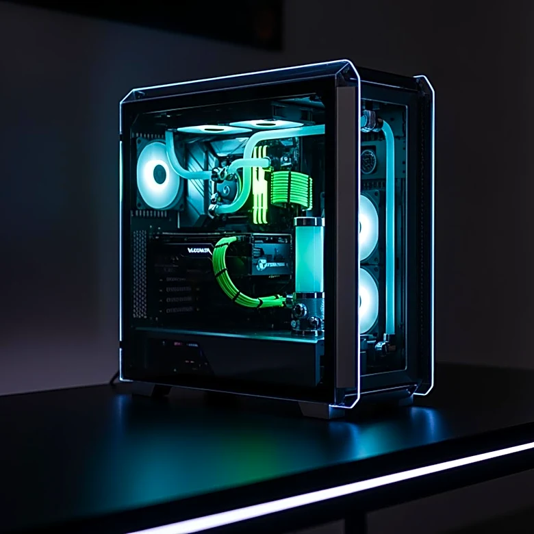 Redditor Constructs Unique Gaming PC with Advanced Cooling System