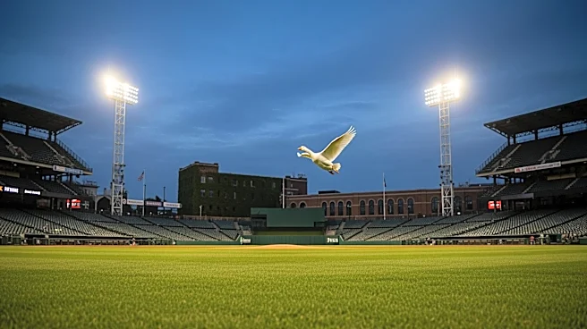 Goose Interrupts Phillies vs. Cubs Game at Wrigley Field