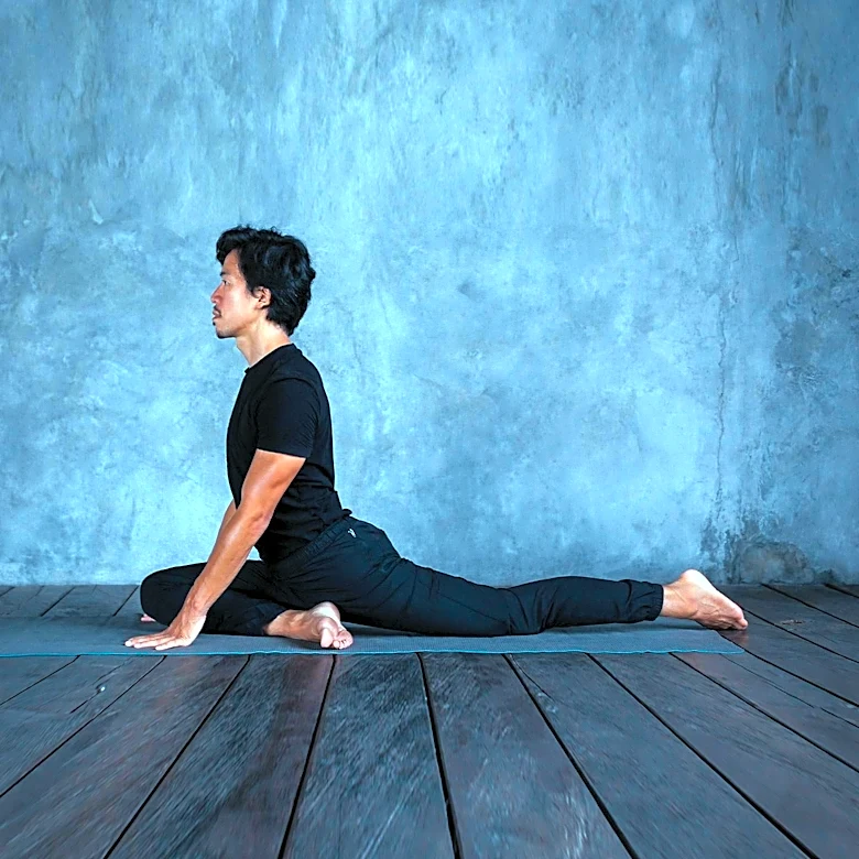Yoga Instructor Recommends Stretch for Hormonal Hip Pain Relief