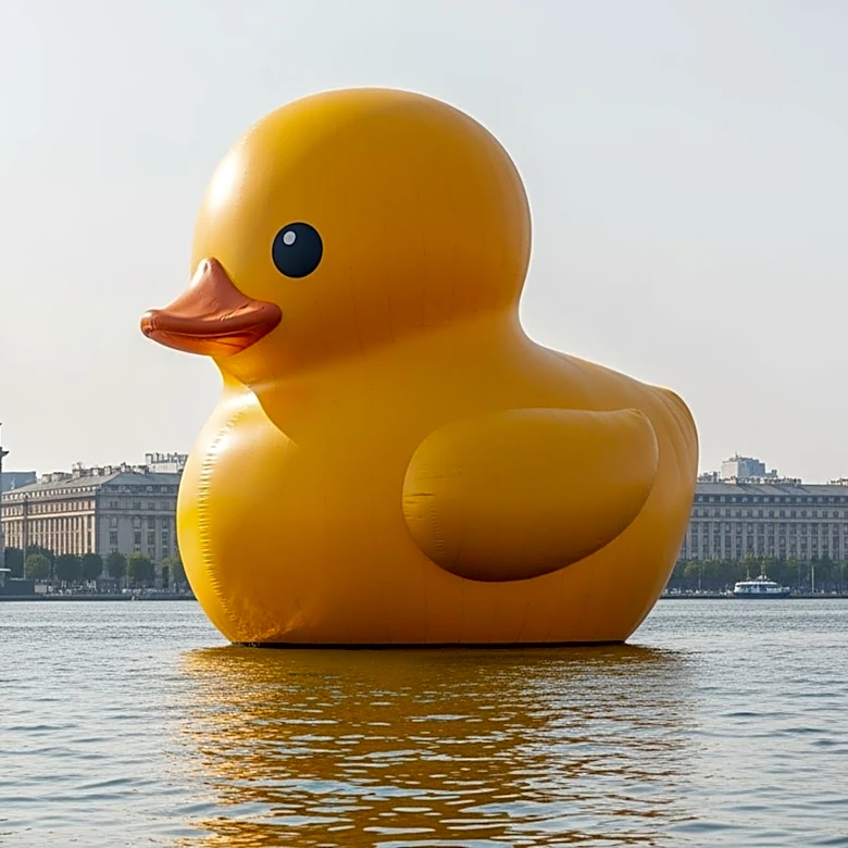 Pittsburgh Welcomes World's Largest Rubber Duck, Drawing Crowds
