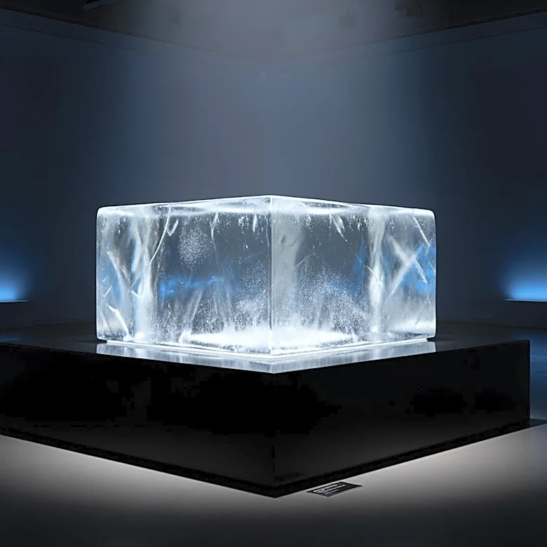 Drake's 'Iceman' Album Promo Stunt Engages Fans with Giant Ice Block