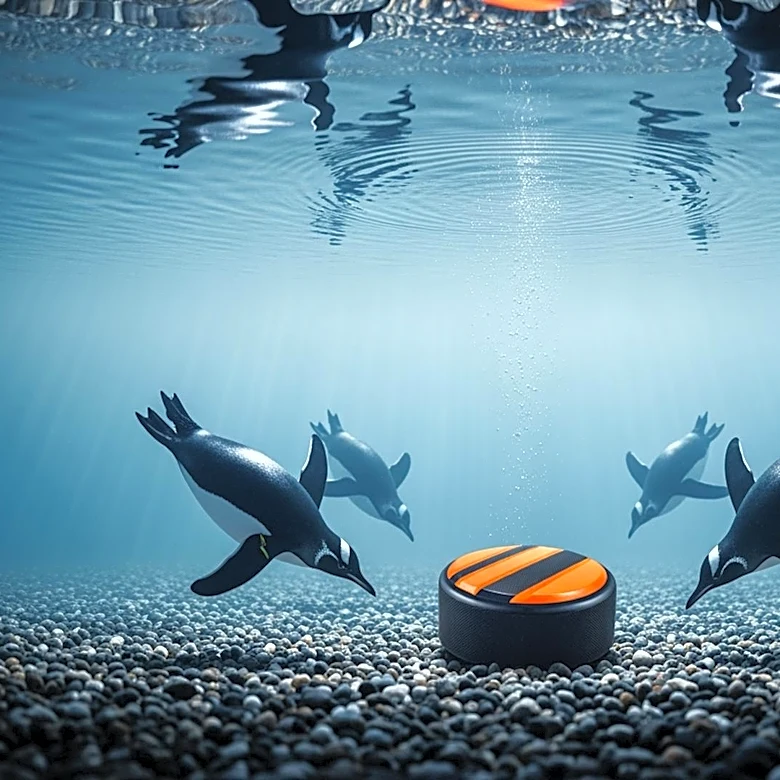 Adventure Aquarium Penguins Show Support for Philadelphia Flyers in Stanley Cup Quest