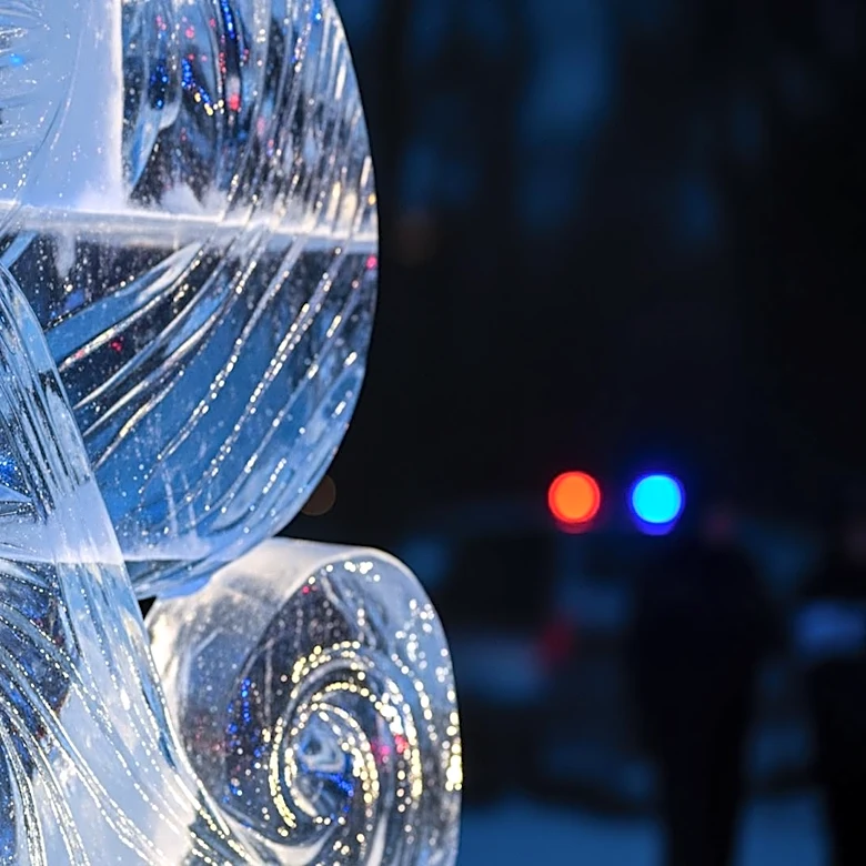 Drake Fans' Antics Prompt Police Intervention at Ice Structure