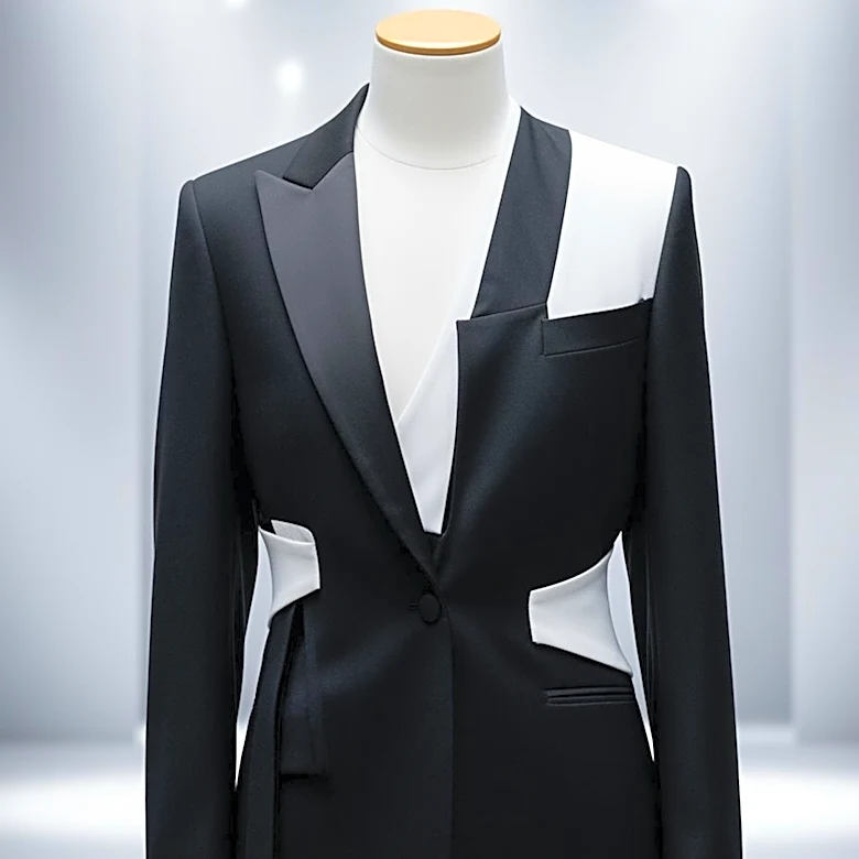 Anne Hathaway Stuns in Deconstructed Tuxedo Dress at London Premiere of 'TDWP2'