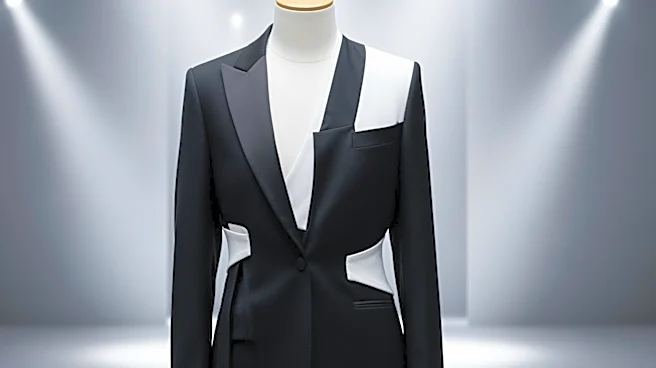 Anne Hathaway Stuns in Deconstructed Tuxedo Dress at London Premiere of 'TDWP2'