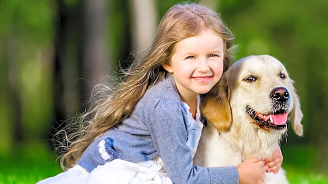 Golden Retriever Adapts to New Role as Big Sister in Family